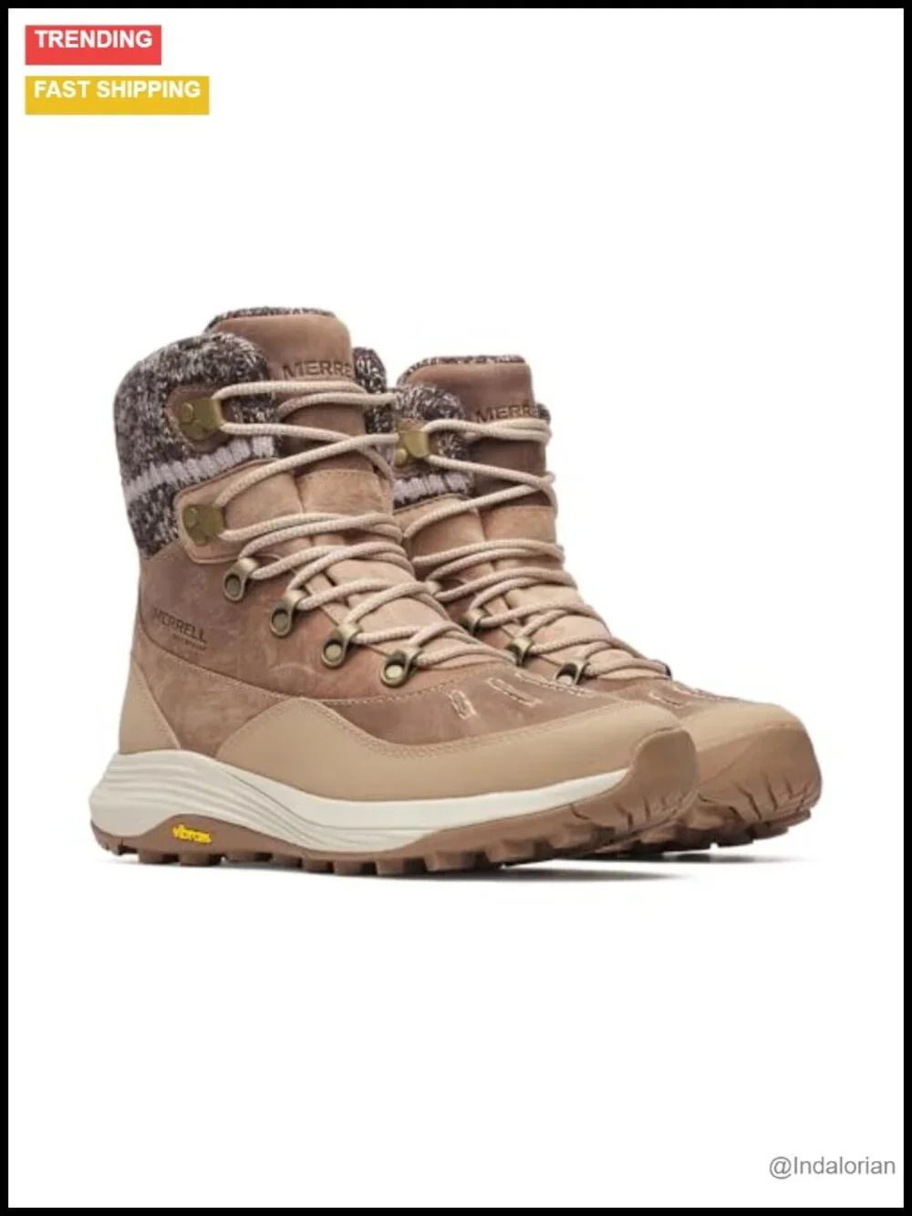 Waterproof Ankle Snow Boots with YKK Zipper - Lace-Up Winter Boots